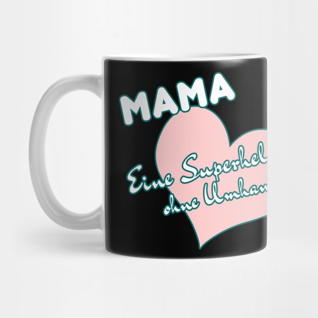 Mama, eine Superheldin ohne Umhang Rosa by DePit DeSign